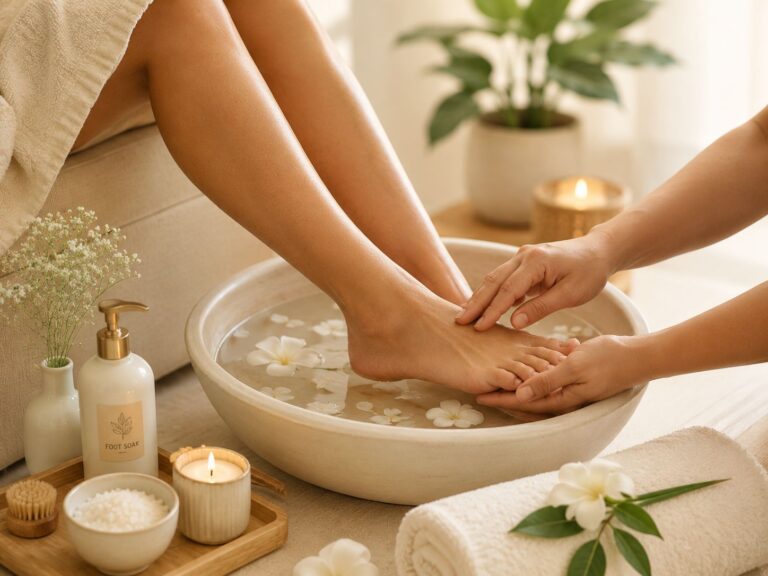 Foot Soak With Foot Massage $60